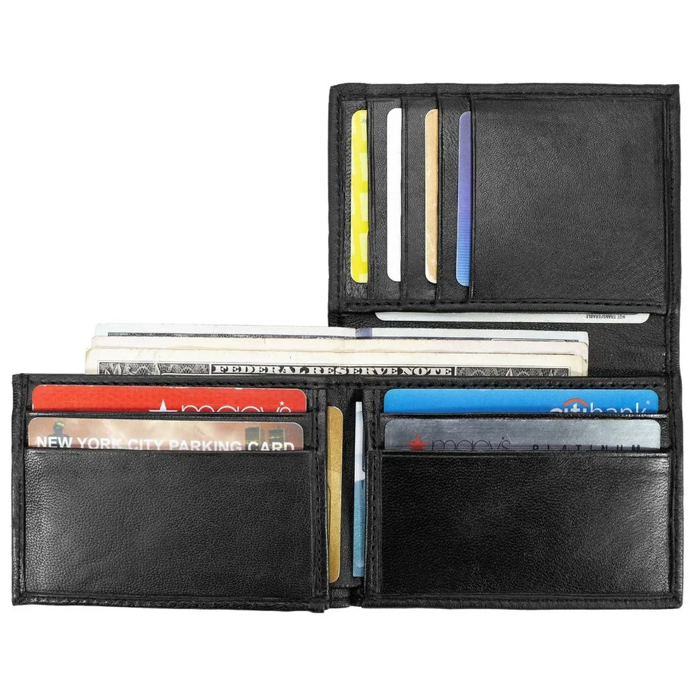 Bifold Leather Wallet for Men